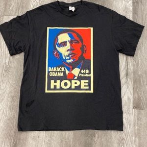 Barack Obama T-Shrit Black Size Large
